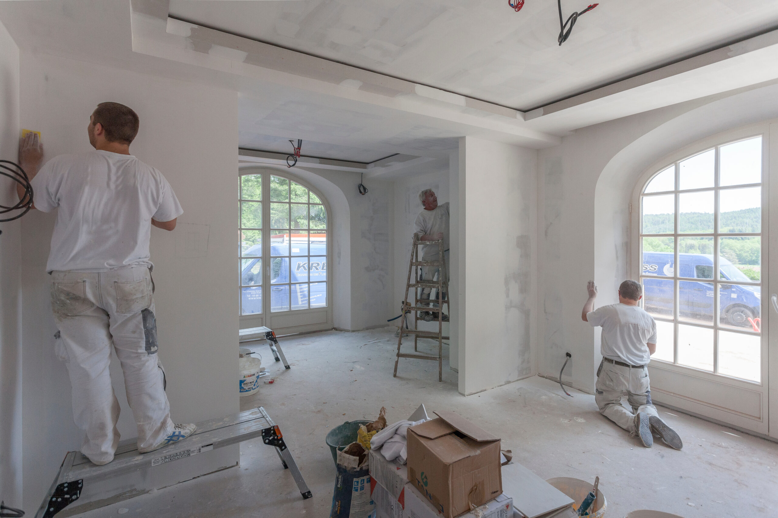 Peintres en bâtiment